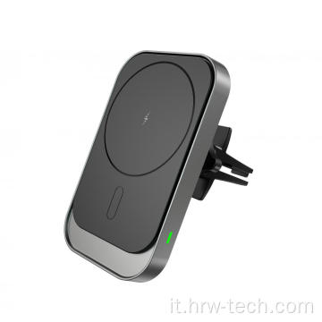 Supporto per telefono da auto con ricarica wireless per iPhone